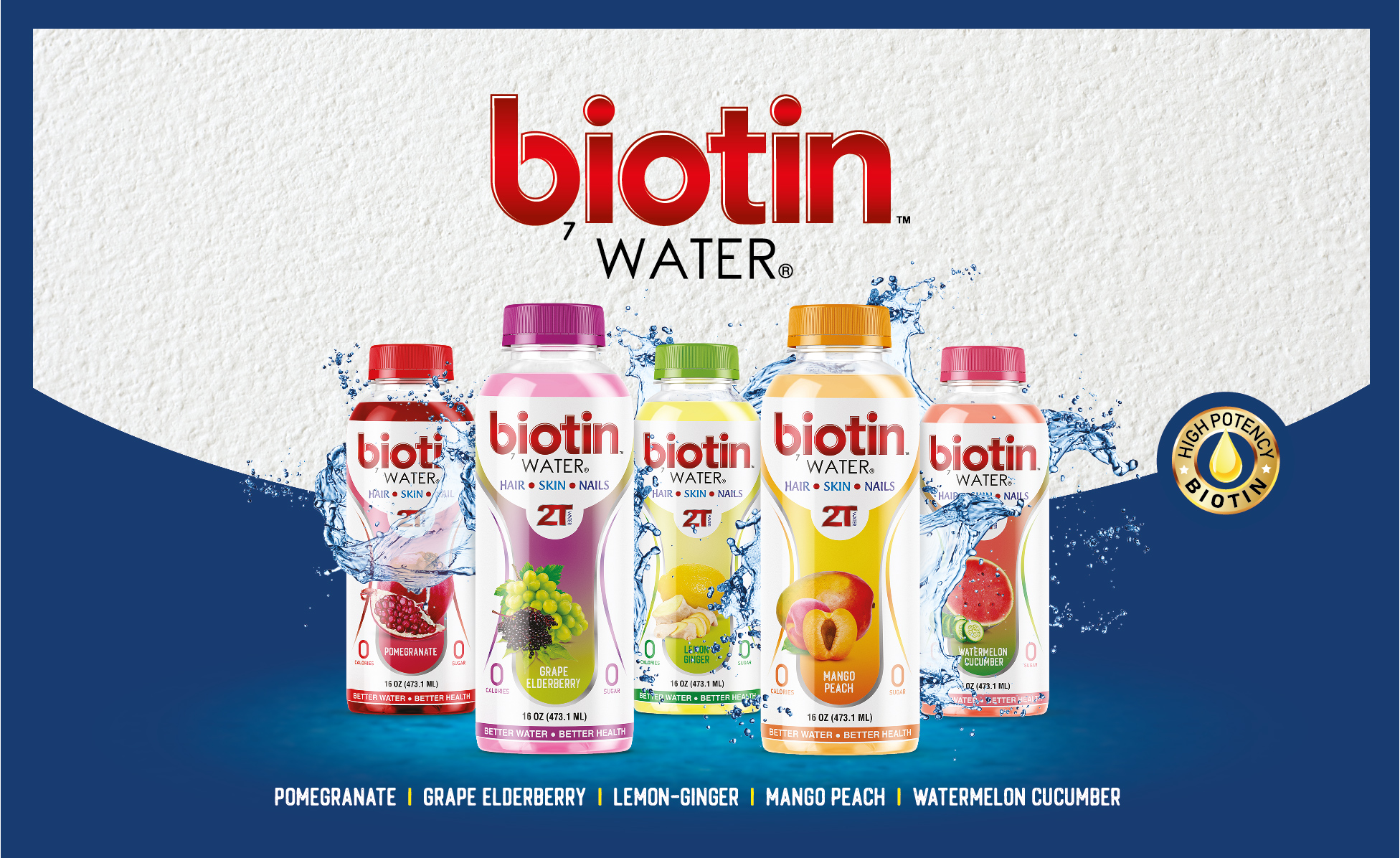 2T Water Gears Up For A Refresh Of Its Biotin Water® Hair, Skin, and Nails